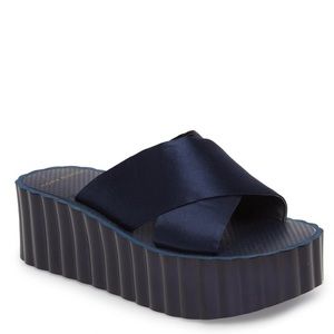 Scalloped Platform Sandal